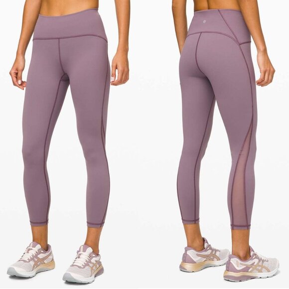 lululemon athletica Pants - Lululemon Train Times Pant 25" in Frosted Mulberry 6